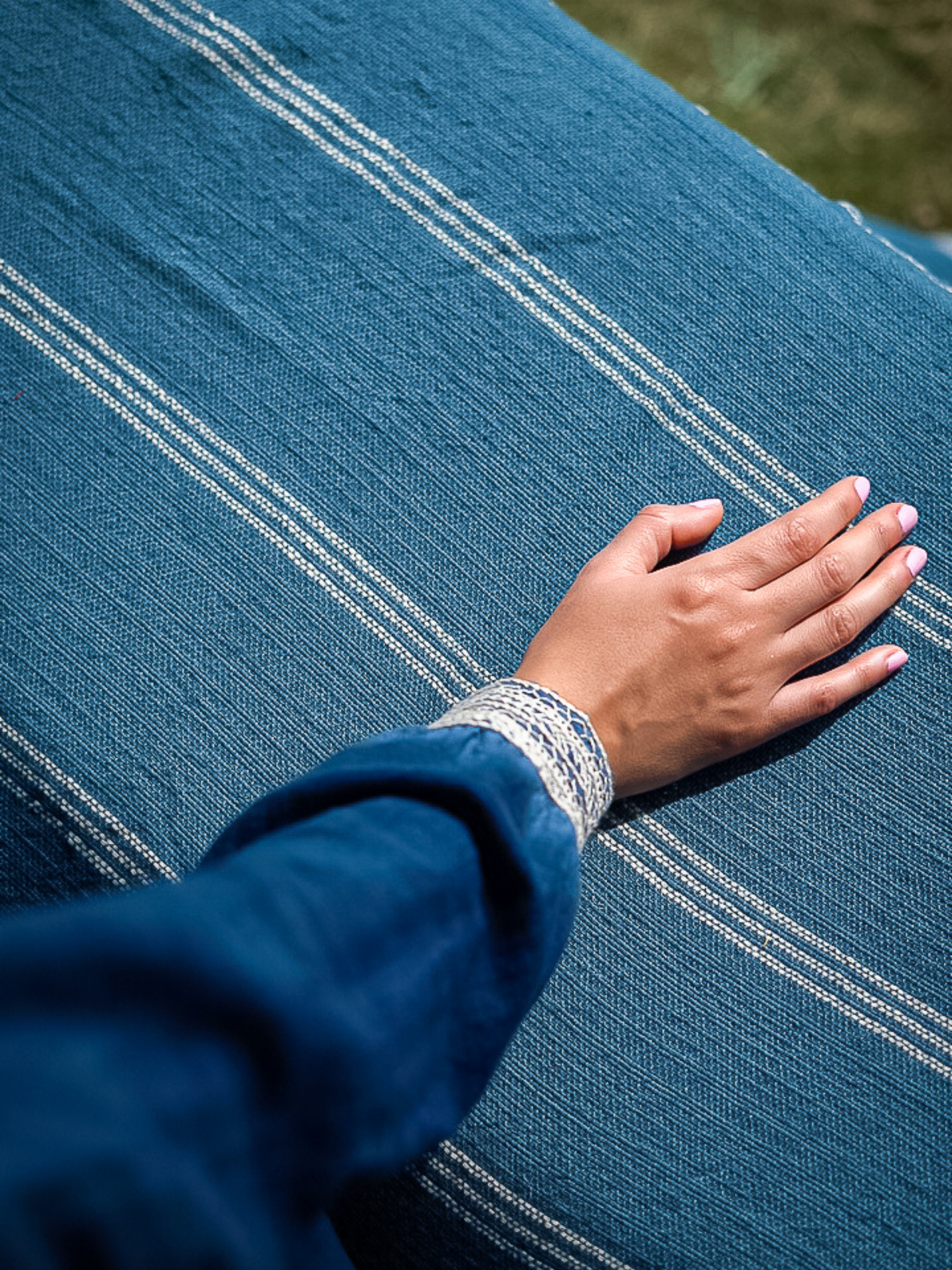 BK Indigo Handwoven Bedspread
