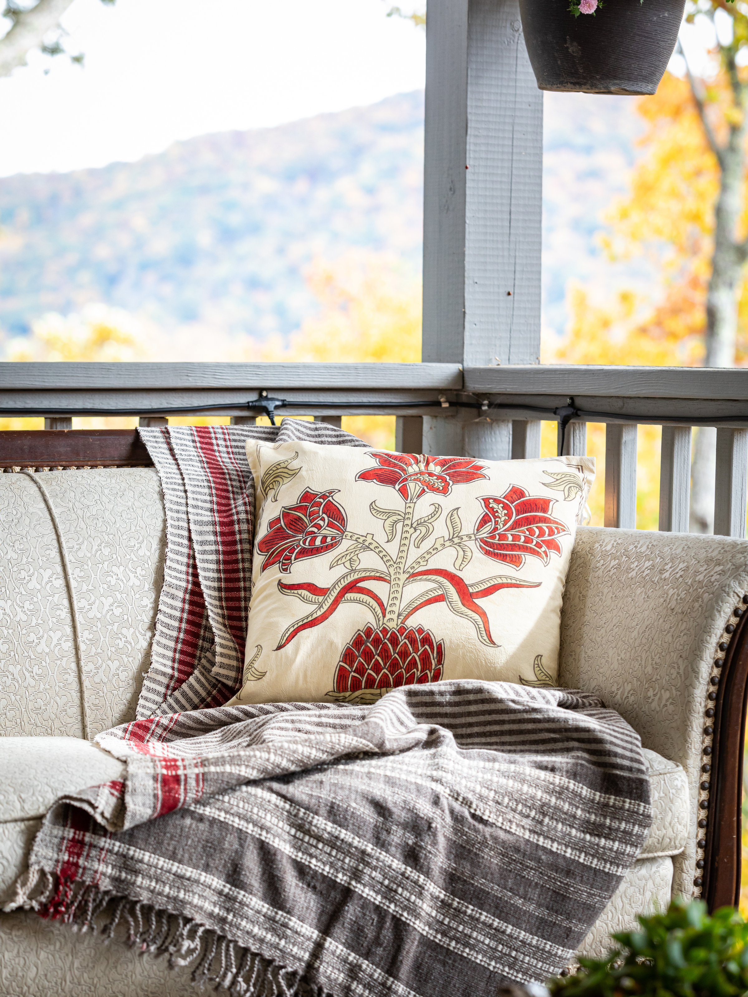 Turkish Tulip Silk Pillow Cover