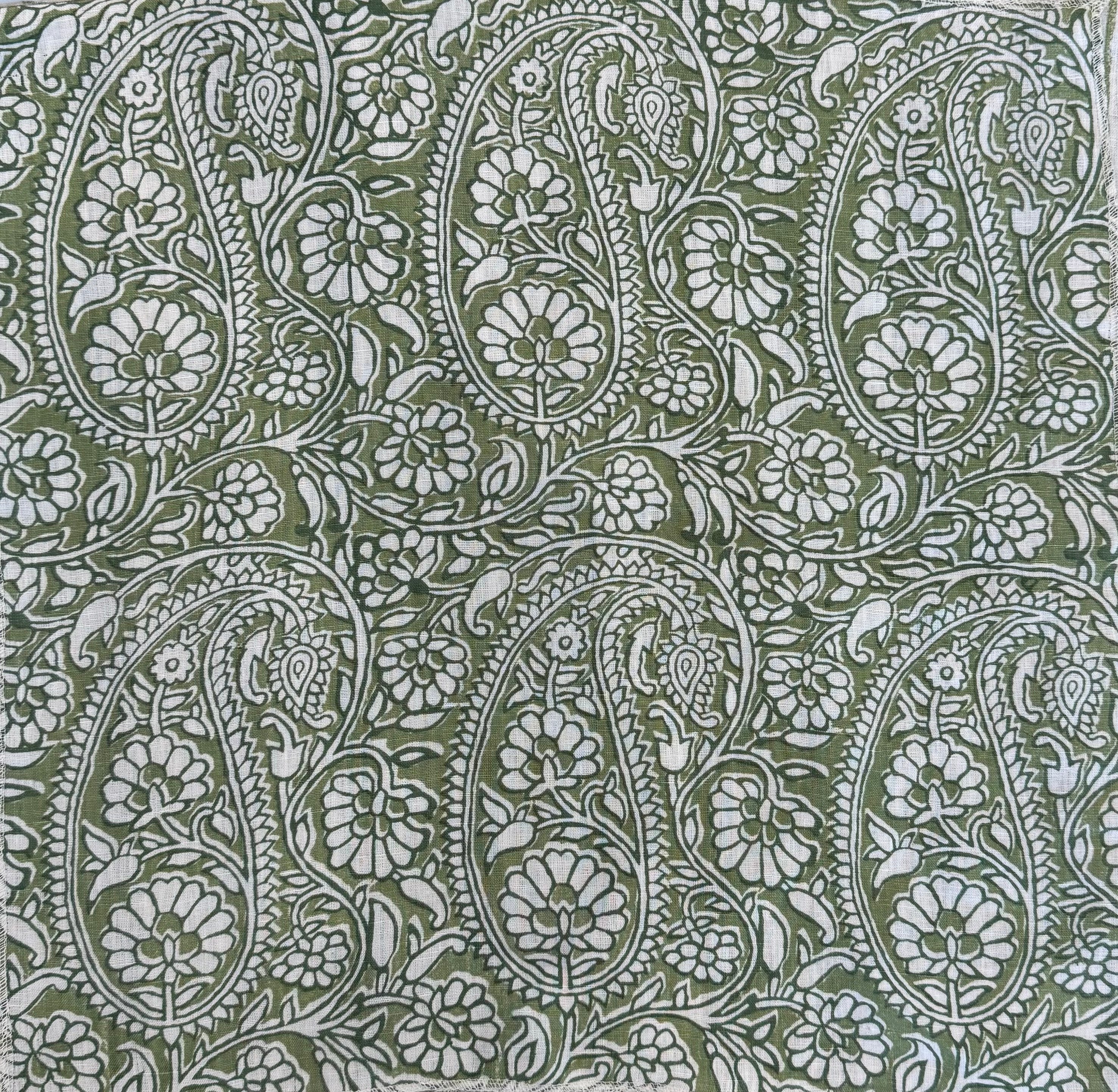 Amrita Paisley Pistachio Green
