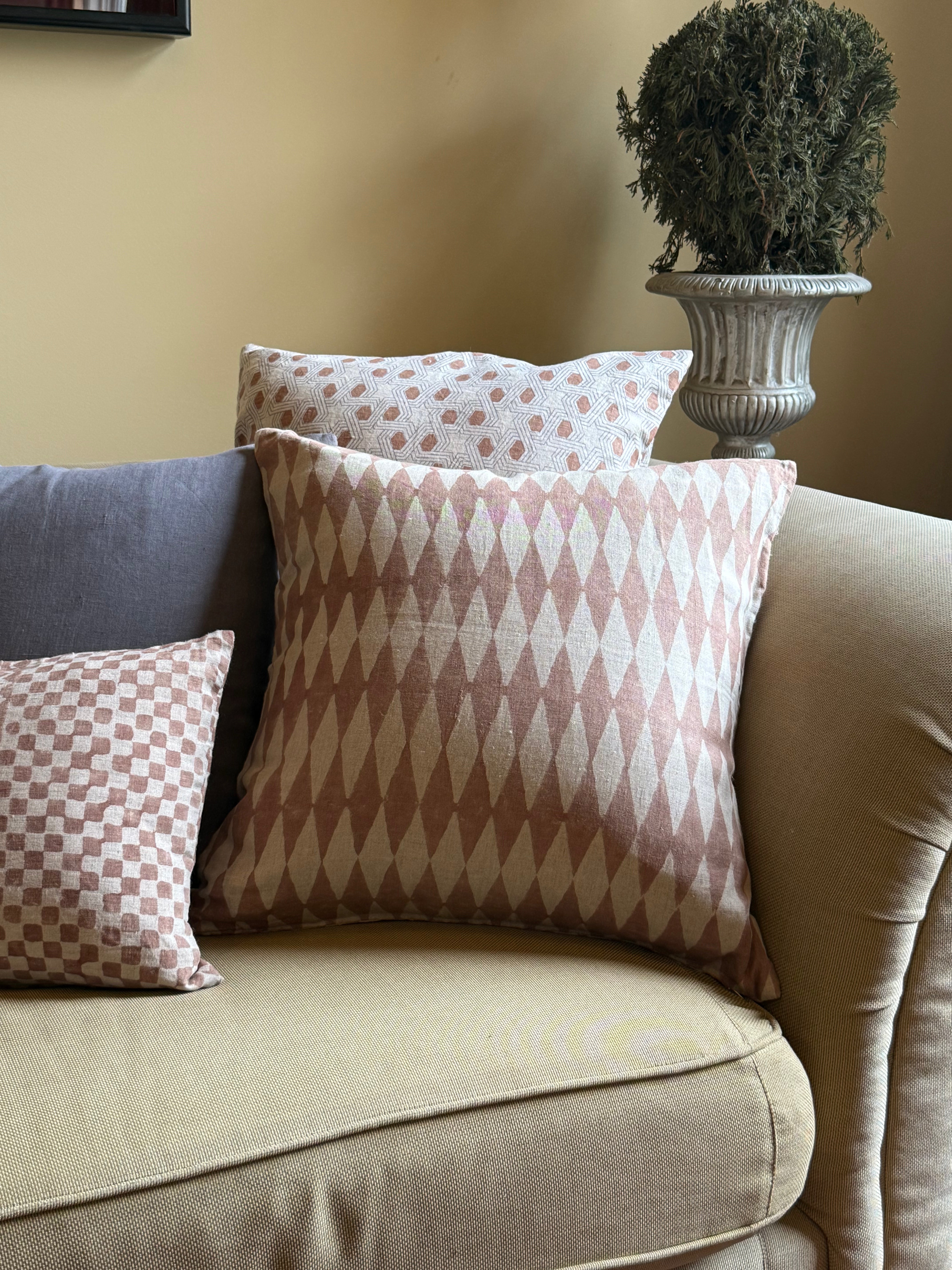 Samburu Clay Petit Lumbar Pillow Cover