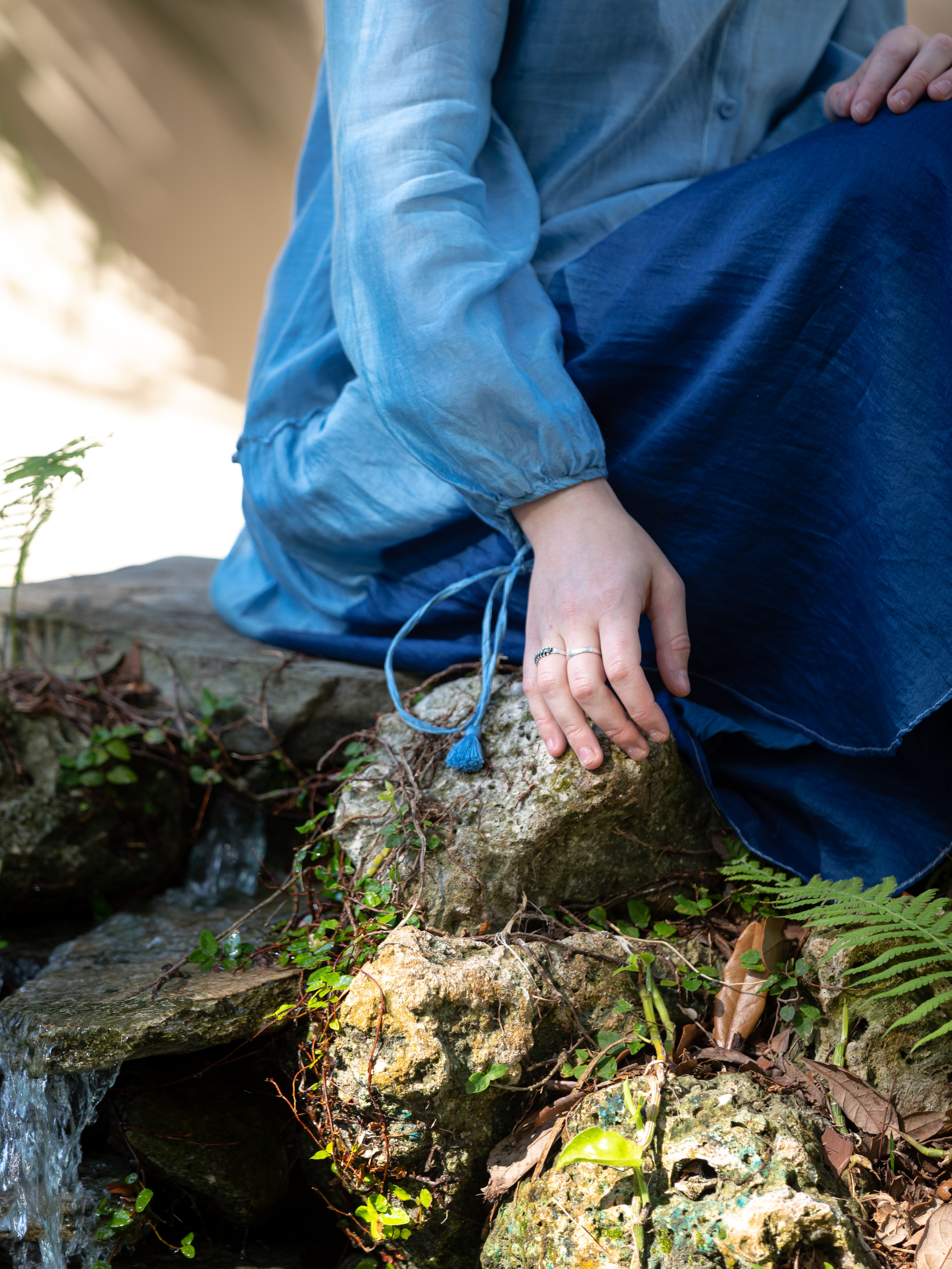 Lizzy Blue Maxi Dress