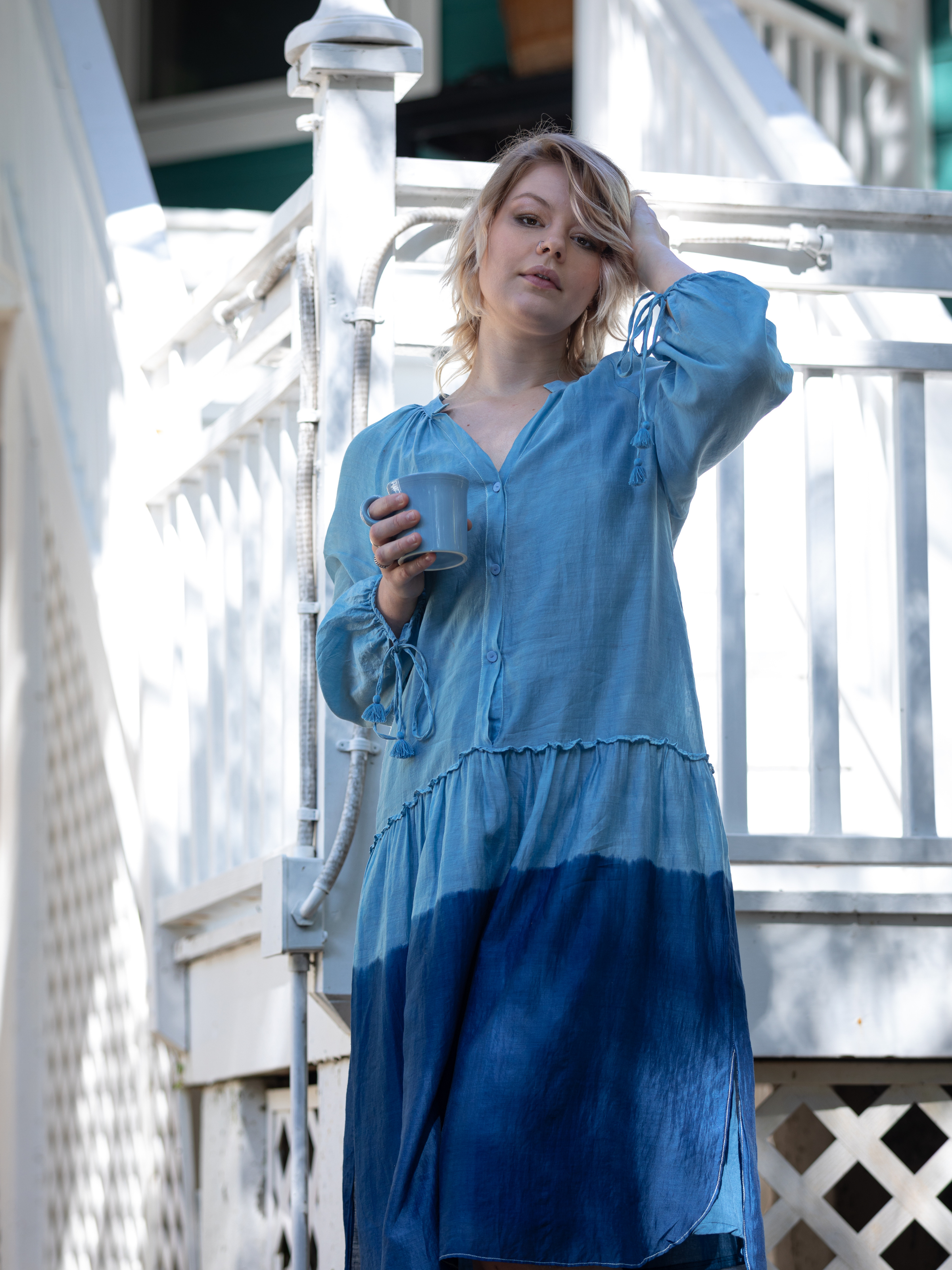 Lizzy Blue Maxi Dress