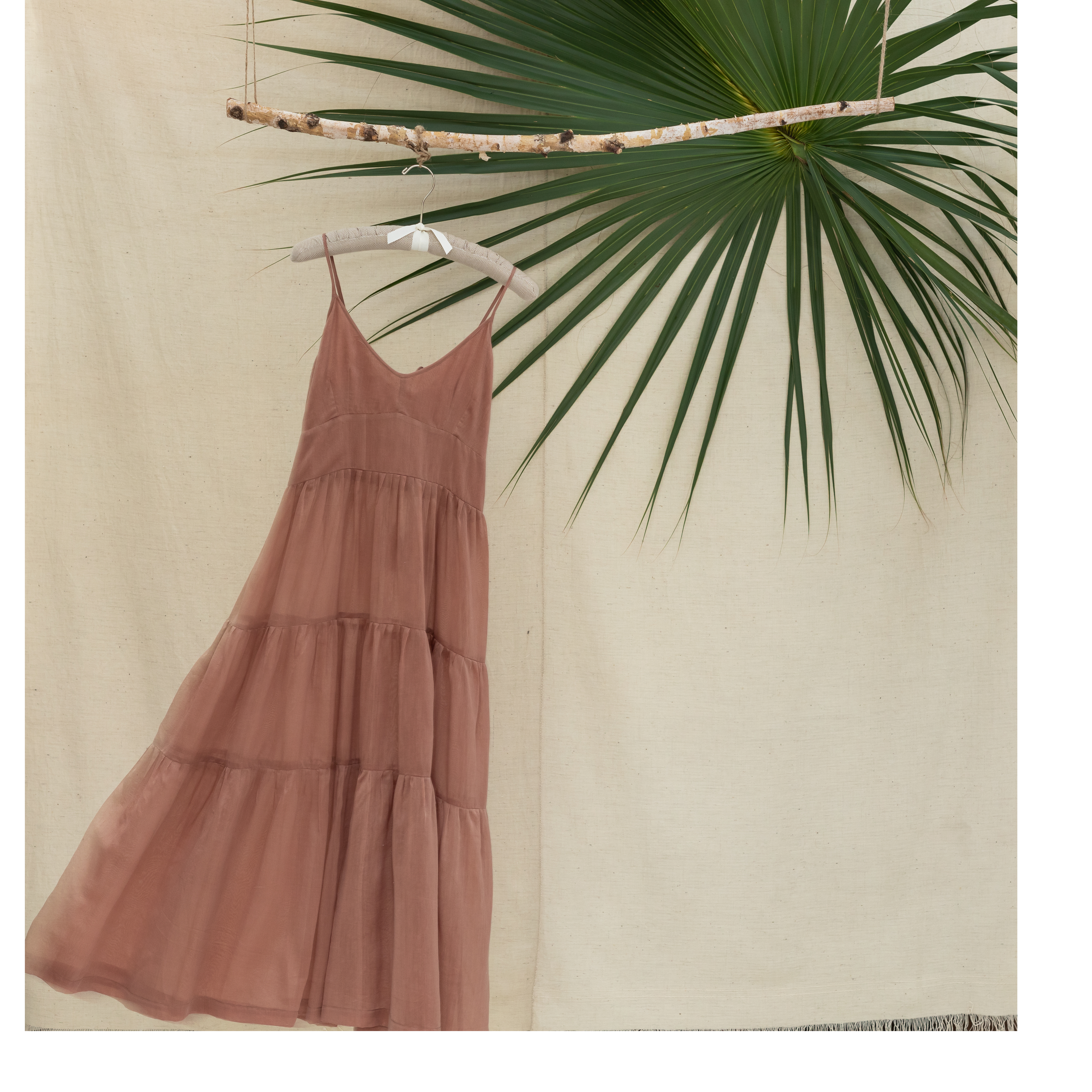 Camilly Clay Long Summer Dress