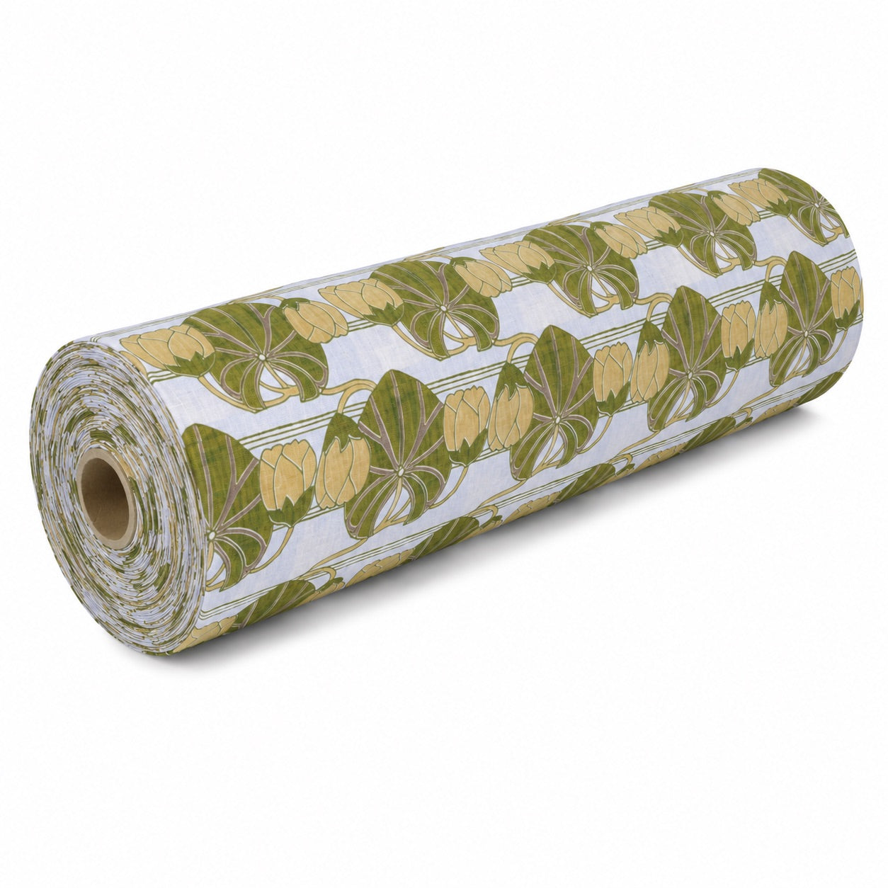 Waterlilies Pistachio Naples Yellow Clay Cacao